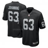 Camiseta NFL Game Las Vegas Raiders Jake Johanning Negro