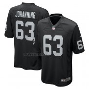 Camiseta NFL Game Las Vegas Raiders Jake Johanning Negro