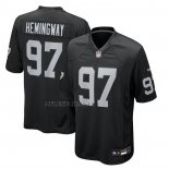 Camiseta NFL Game Las Vegas Raiders Tonka Hemingway Negro