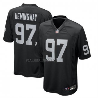 Camiseta NFL Game Las Vegas Raiders Tonka Hemingway Negro