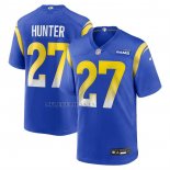 Camiseta NFL Game Los Angeles Rams Jarquez Hunter Azul
