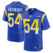 Camiseta NFL Game Los Angeles Rams Olakunle Fatukasi Azul