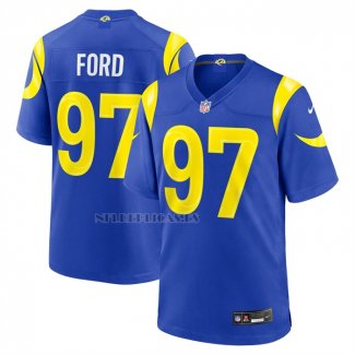 Camiseta NFL Game Los Angeles Rams Poona Ford Azul