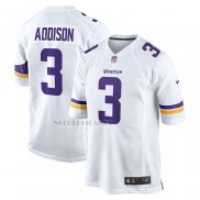 Camiseta NFL Game Minnesota Vikings Jordan Addison Segunda Blanco