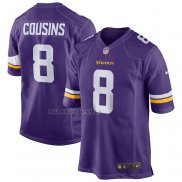Camiseta NFL Game Minnesota Vikings Kirk Cousins Violeta