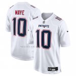 Camiseta NFL Game New England Patriots Drake Maye Blanco