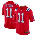 Camiseta NFL Game New England Patriots Drew Bledsoe Retired Alterno Rojo