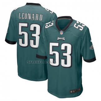 Camiseta NFL Game Philadelphia Eagles Shaquille Leonard Verde