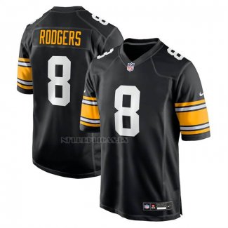 Camiseta NFL Game Pittsburgh Steelers Aaron Rodgers Alterno Negro1