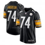 Camiseta NFL Game Pittsburgh Steelers Spencer Anderson Negro
