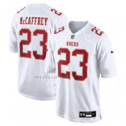 Camiseta NFL Game San Francisco 49ers Christian McCaffrey Fashion Blanco