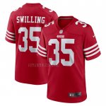 Camiseta NFL Game San Francisco 49ers Tre Swilling Rojo