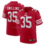 Camiseta NFL Game San Francisco 49ers Tre Swilling Rojo
