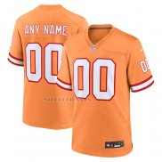 Camiseta NFL Game Tampa Bay Buccaneers Personalizada Throwback Naranja