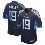 Camiseta NFL Game Tennessee Titans Chris Conley Primera Azul