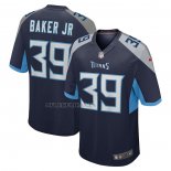 Camiseta NFL Game Tennessee Titans Darrell Baker Jr Azul