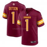 Camiseta NFL Game Washington Commanders Jahan Dotson 2022 NFL Draft Pick Rojo