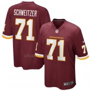 Camiseta NFL Game Washington Commanders Wes Schweitzer Rojo