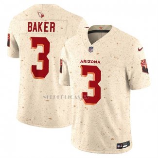 Camiseta NFL Limited Arizona Rojos Budda Baker 2025 Rivalries Collection Crema