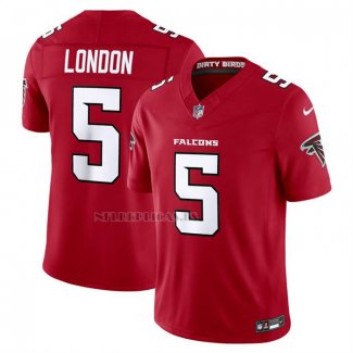 Camiseta NFL Limited Atlanta Falcons Drake London Vapor F.U.S.E. Rojo