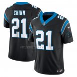 Camiseta NFL Limited Carolina Panthers Jeremy Chinn Vapor F.U.S.E. Negro