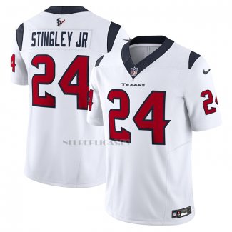 Camiseta NFL Limited Houston Texans Derek Stingley Jr. Vapor F.U.S.E. Blanco