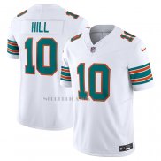 Camiseta NFL Limited Miami Dolphins Tyreek Hill Vapor F.U.S.E. Blanco2