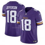Camiseta NFL Limited Minnesota Vikings Justin Jefferson Vapor F.U.S.E. Violeta