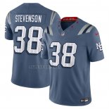 Camiseta NFL Limited New England Patriots Rhamondre Stevenson 2025 Rivalries Collection Azul Storm