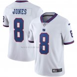 Camiseta NFL Limited New York Giants Daniel Jones Vapor Untouchable Color Rush Blanco