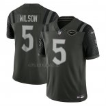 Camiseta NFL Limited New York Jets Garrett Wilson 2025 Rivalries Collection Verde