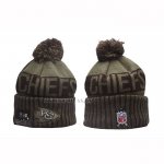 Gorro Beanie Kansas City Chiefs New Era Verde Militar