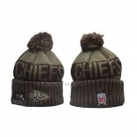 Gorro Beanie Kansas City Chiefs New Era Verde Militar