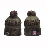 Gorro Beanie Philadelphia Eagles New Era Verde Militar