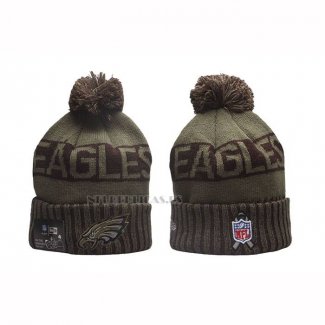 Gorro Beanie Philadelphia Eagles New Era Verde Militar