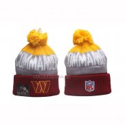 Gorro Beanie Washington Commanders New Era Gris Amarillo