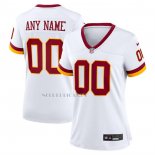 Camiseta NFL Elite Mujer Washington Commanders Personalizada Blanco