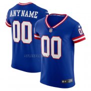 Camiseta NFL Elite New York Giants Classic Vapor Personalizada Azul