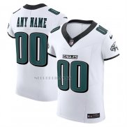 Camiseta NFL Elite Philadelphia Eagles Vapor F.U.S.E. Personalizada Blanco