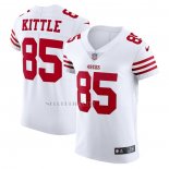 Camiseta NFL Elite San Francisco 49ers George Kittle Vapor Blanco
