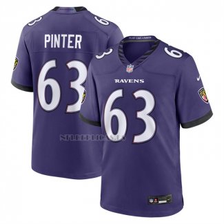 Camiseta NFL Game Baltimore Ravens Danny Pinter Violeta