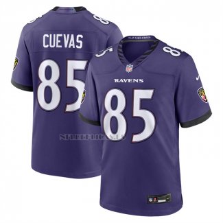 Camiseta NFL Game Baltimore Ravens Josh Cuevas Violeta