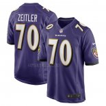 Camiseta NFL Game Baltimore Ravens Kevin Zeitler Violeta