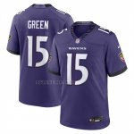 Camiseta NFL Game Baltimore Ravens Mike Green Violeta1