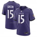 Camiseta NFL Game Baltimore Ravens Mike Green Violeta1