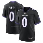 Camiseta NFL Game Baltimore Ravens Roquan Smith Alterno Negro1