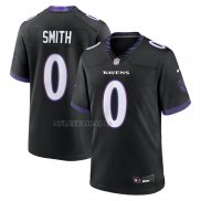 Camiseta NFL Game Baltimore Ravens Roquan Smith Alterno Negro1