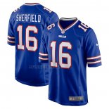 Camiseta NFL Game Buffalo Bills Trent Sherfield Azul