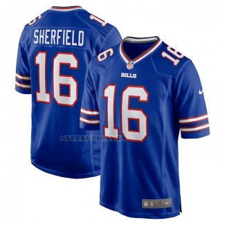 Camiseta NFL Game Buffalo Bills Trent Sherfield Azul