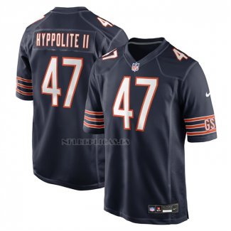 Camiseta NFL Game Chicago Bears Ruben Hyppolite II Azul Marino